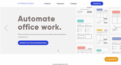 Desktop Screenshot of hyperscience.com
